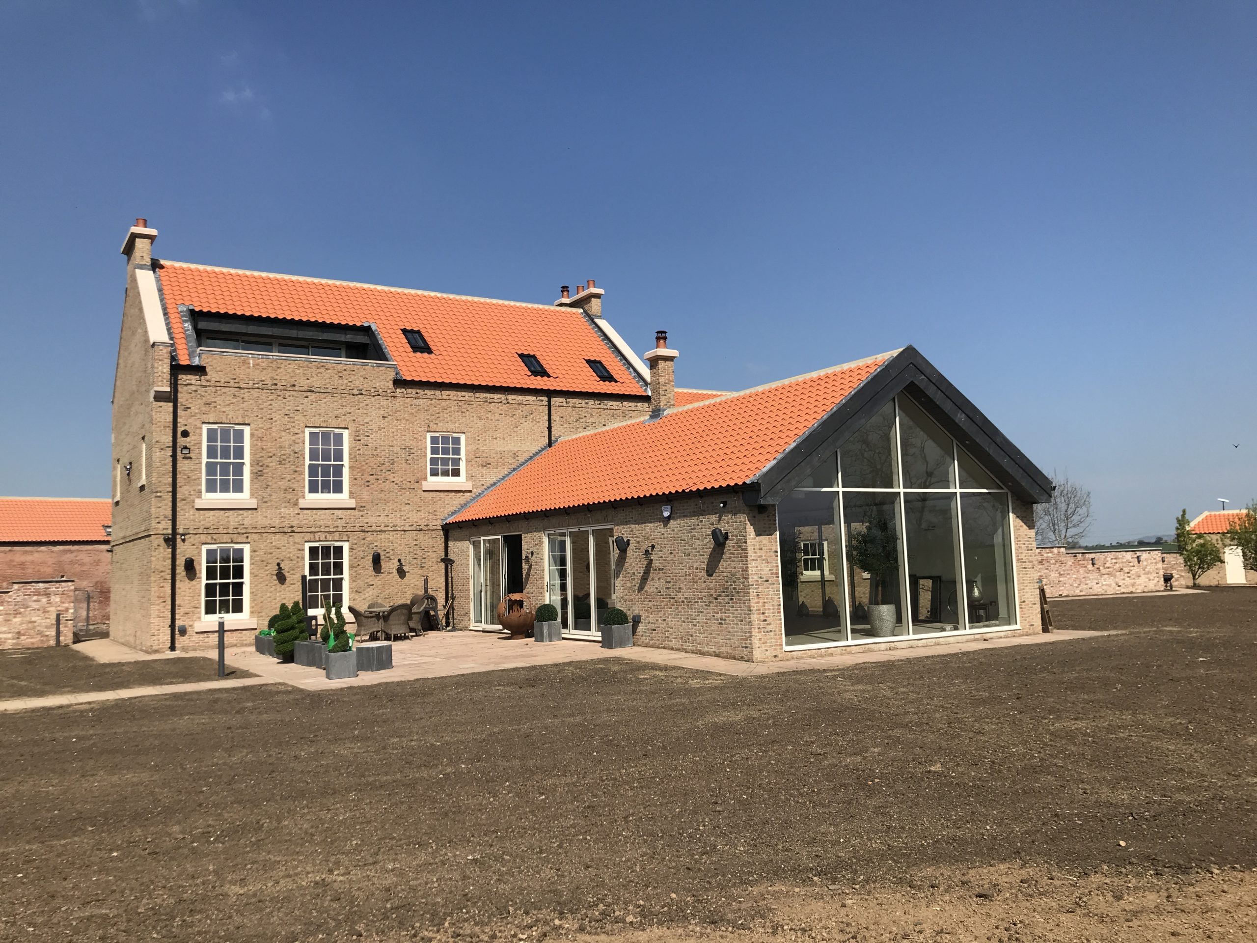 house with conservatory