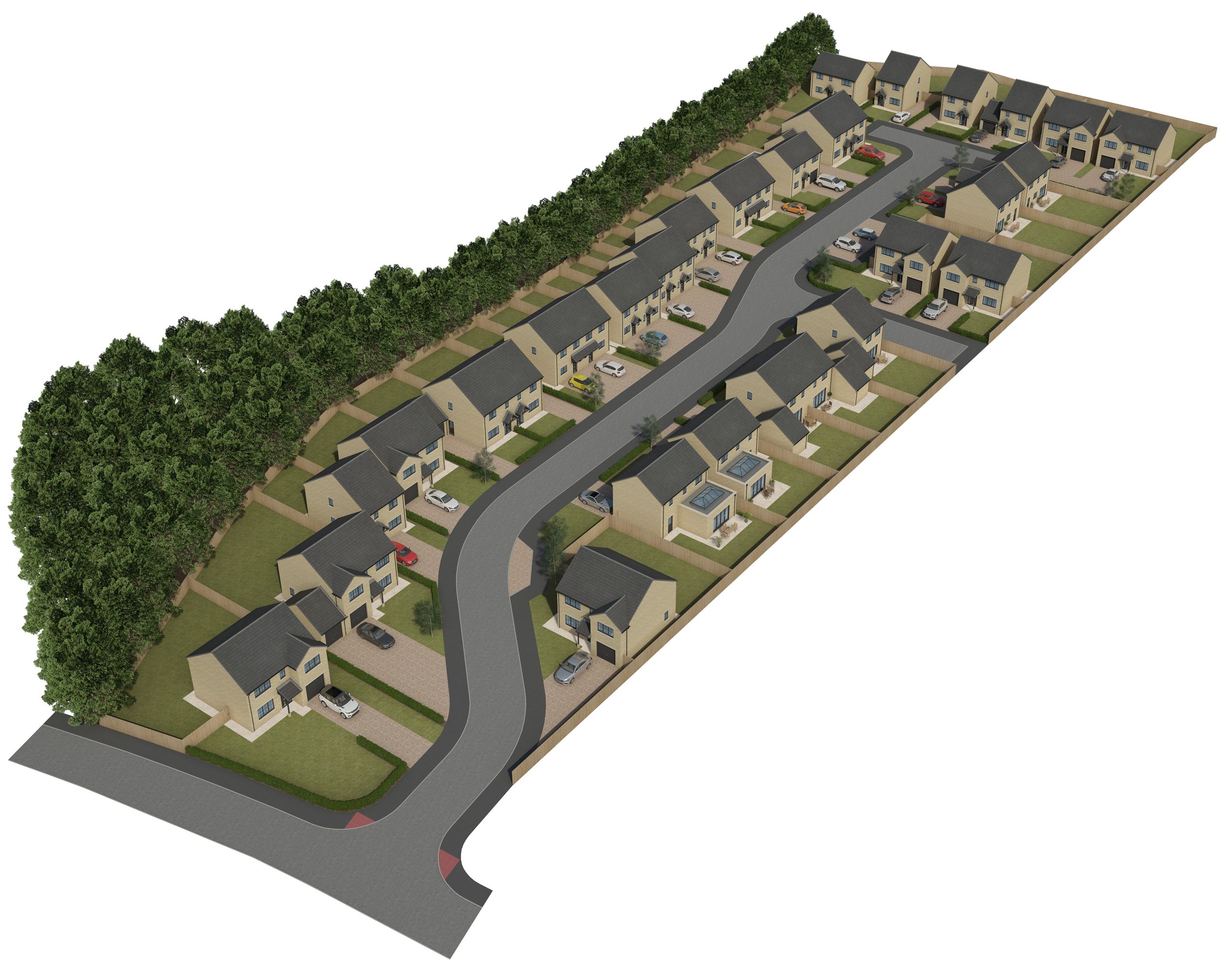 neighbourhood 3d layout